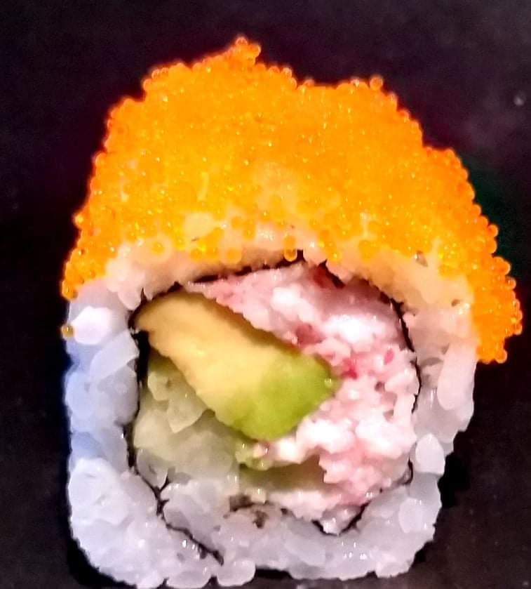 Spicy Salmon Inside Out